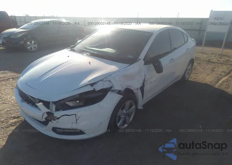 2016 Dodge Dart Sxt z USA, uszkodzony, nr VIN 1C3CDFBB5GD660545